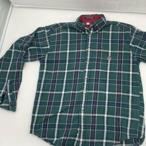 Tommy Hilfiger Men’s Long Sleeve Button Up Shirt Excellent Used Condition SZ XL